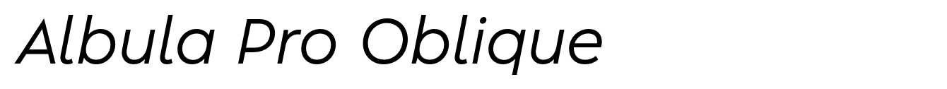 Albula Pro Oblique
